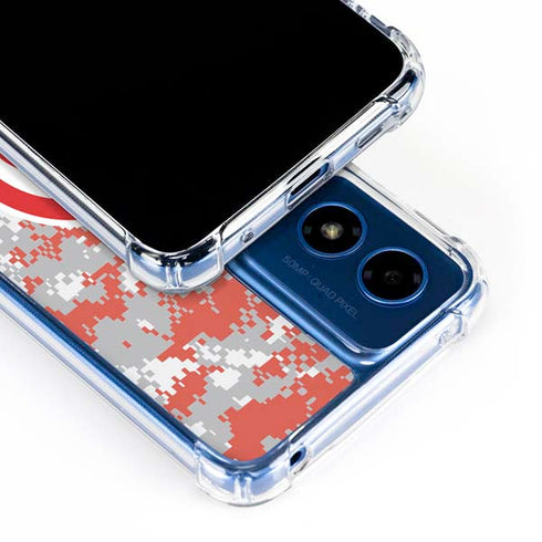 NBA Atlanta Hawks Digi Camo Moto G 5G (2024) Clear Case